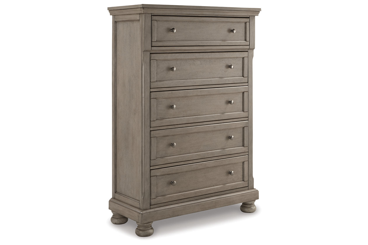Lettner Light Gray Chest of Drawers - B733-46 - Bien Home Furniture & Electronics