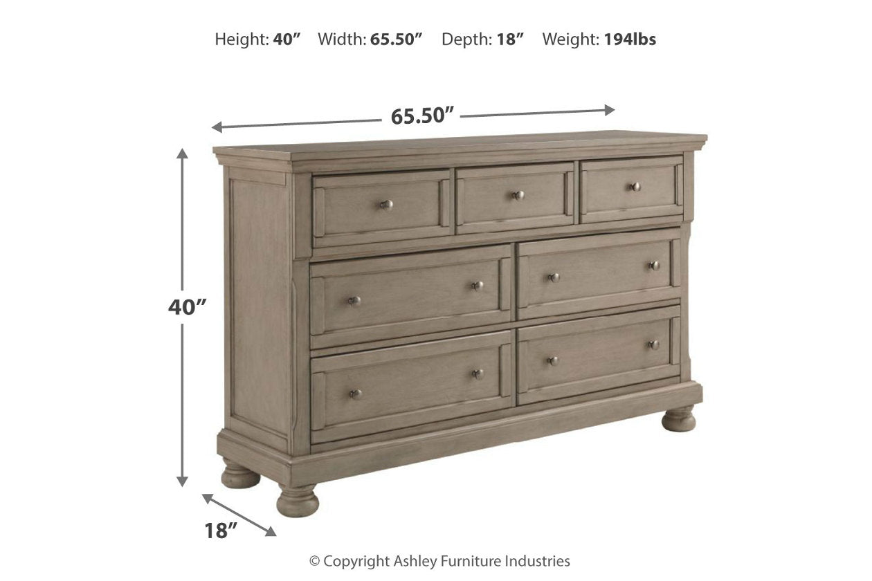 Lettner Light Gray Dresser - B733-31 - Bien Home Furniture & Electronics