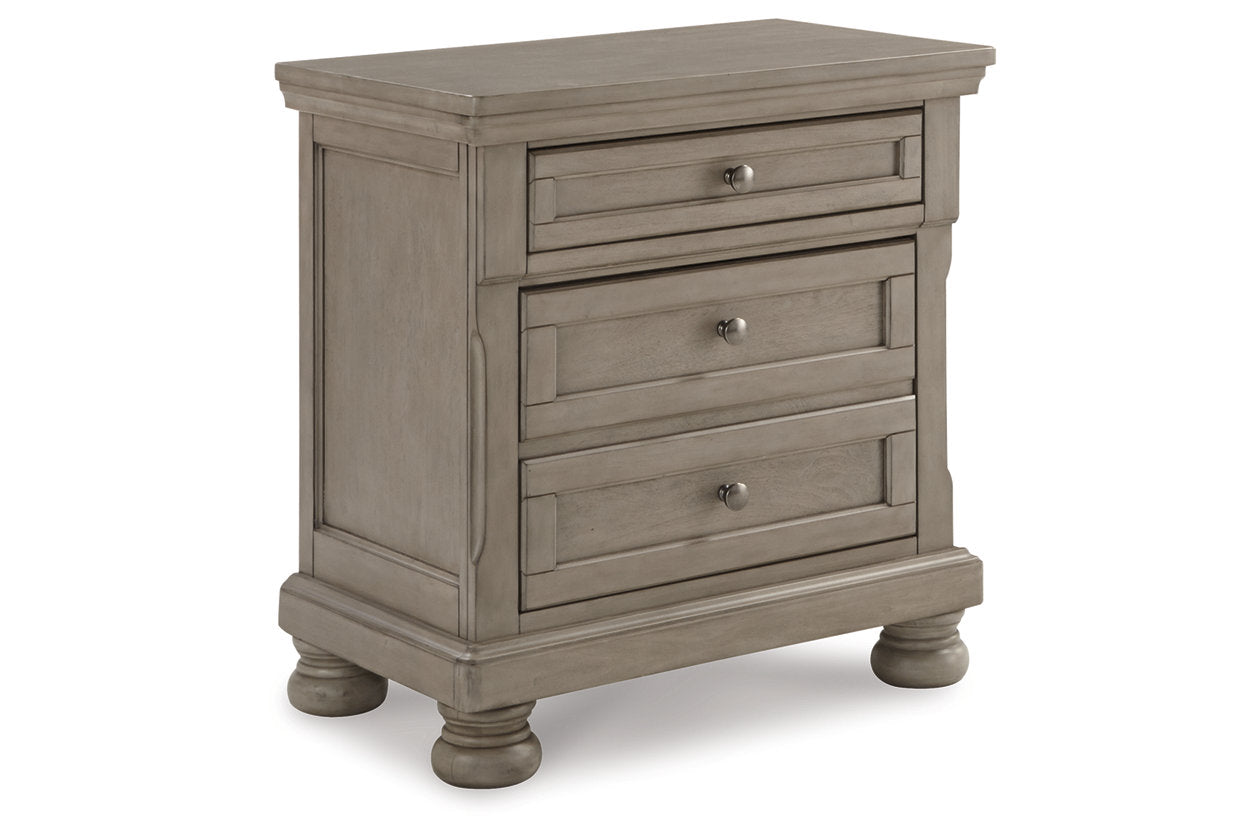 Lettner Light Gray Nightstand - B733-92 - Bien Home Furniture & Electronics