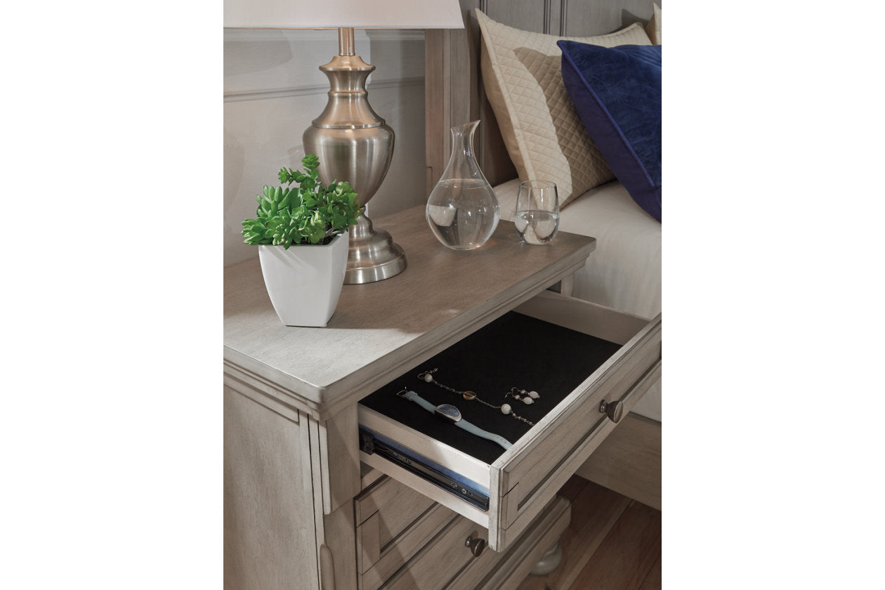 Lettner Light Gray Nightstand - B733-92 - Bien Home Furniture & Electronics