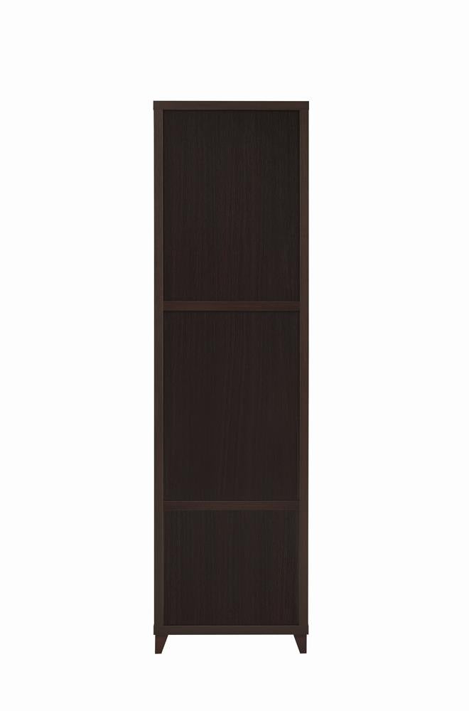 Lewes Cappuccino 2-Drawer Media Tower - 700882 - Bien Home Furniture & Electronics