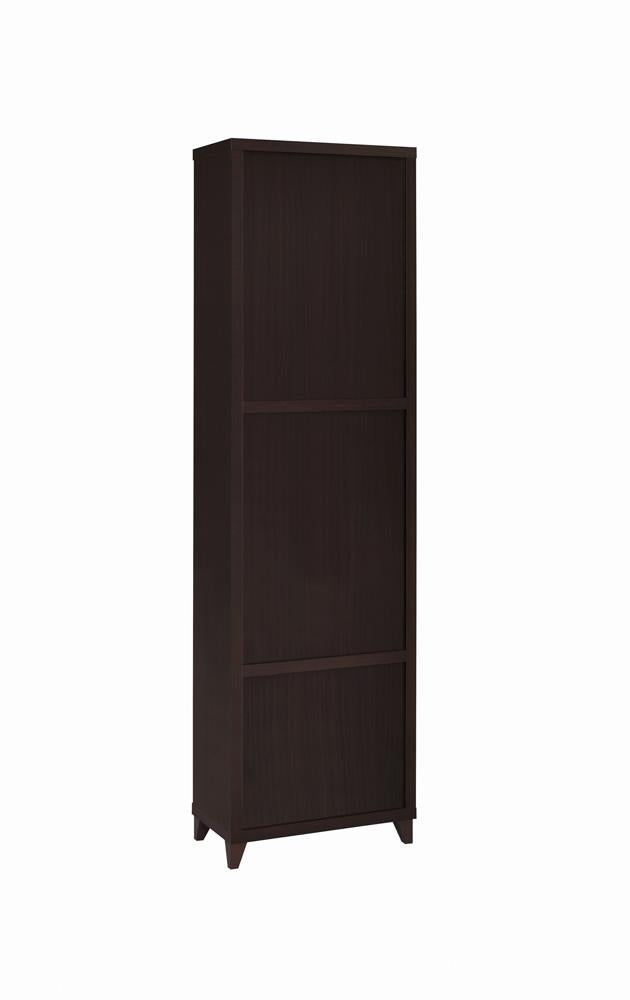 Lewes Cappuccino 2-Drawer Media Tower - 700882 - Bien Home Furniture & Electronics