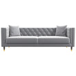 Lewis Light Gray Velvet Sofa - MDM01882 - Bien Home Furniture & Electronics