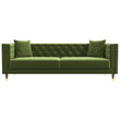 Lewis Olive Green Velvet Sofa - MDM01880 - Bien Home Furniture & Electronics