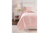 Lexann Pink/White/Gray Twin Comforter Set - Q901001T - Bien Home Furniture & Electronics