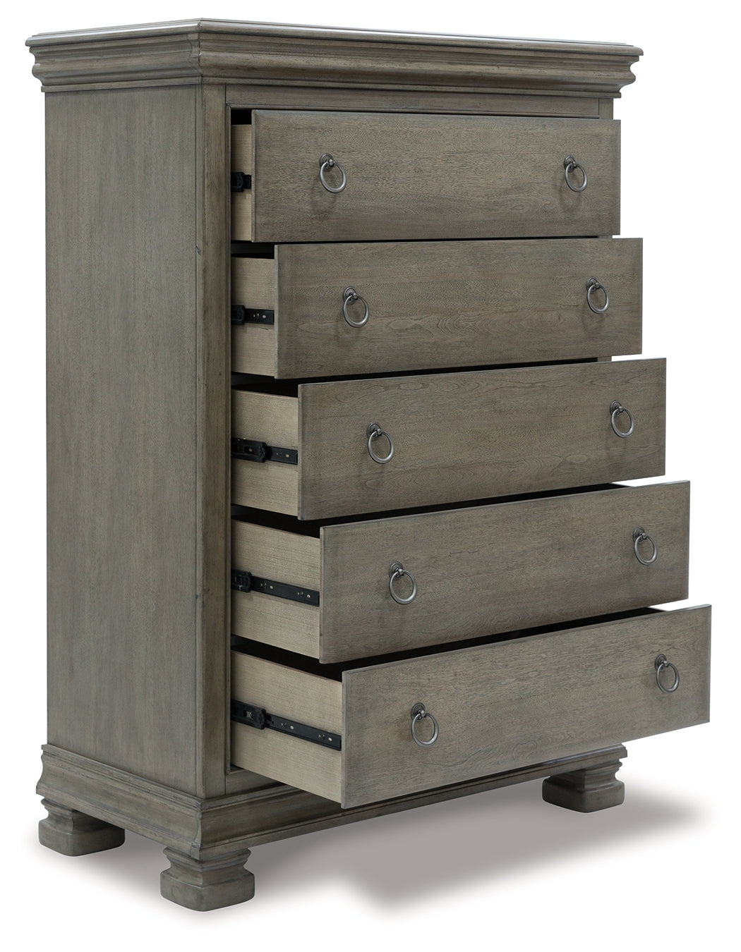 Lexorne Gray Chest of Drawers - B924-46 - Bien Home Furniture & Electronics