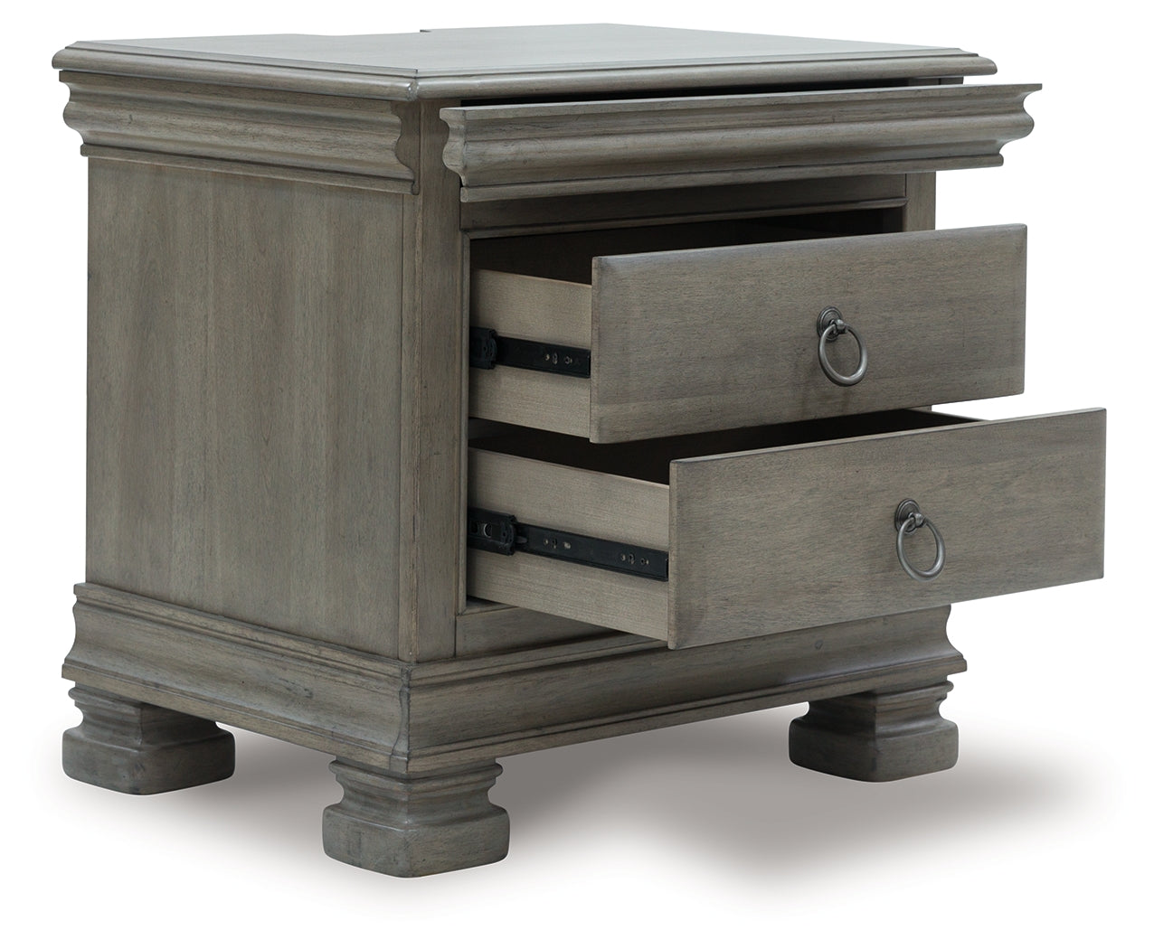 LEXORNE Gray Nightstand - B924-93 - Bien Home Furniture & Electronics
