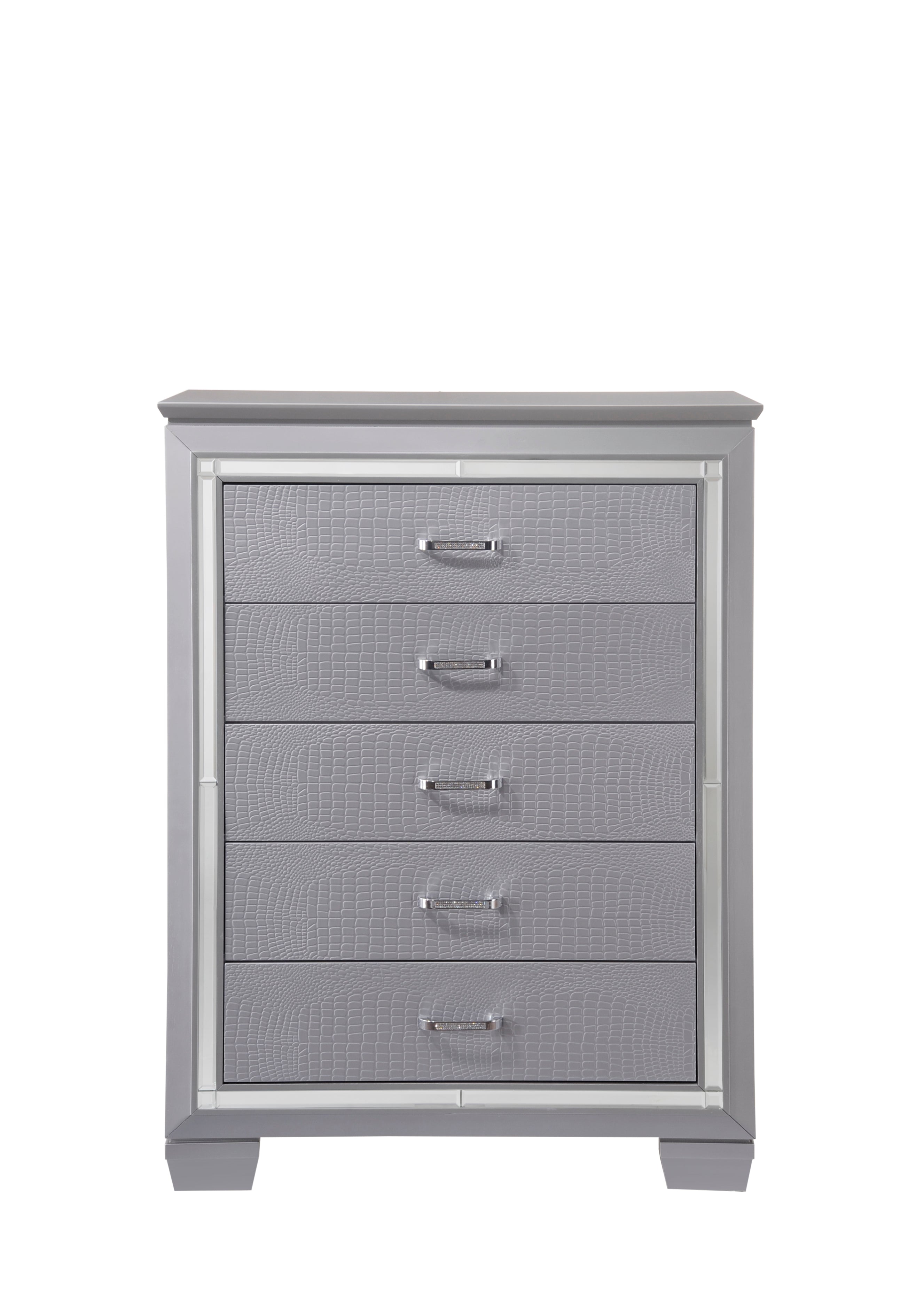 Lillian Silver Chest - B7100-4 - Bien Home Furniture & Electronics