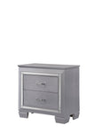 Lillian Silver Nightstand - B7100-2 - Bien Home Furniture & Electronics