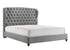 Linda Gray King Upholstered Panel Bed - SET | 5138GY-K-HBFB | 5138GY-KQ-RAIL - Bien Home Furniture & Electronics