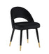 Lindsey Black Arched Back Upholstered Side Chairs, Set of 2 - 193562 - Bien Home Furniture & Electronics