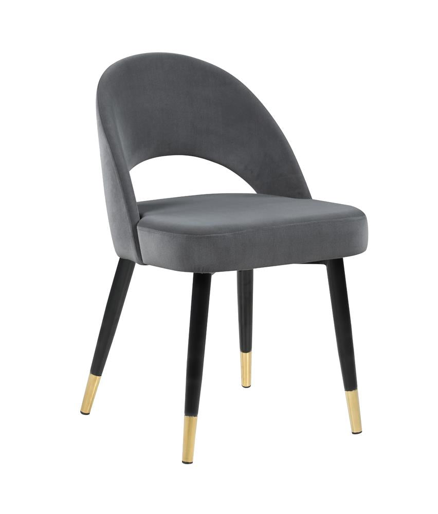 Lindsey Gray Arched Back Upholstered Side Chairs, Set of 2 - 192542 - Bien Home Furniture & Electronics