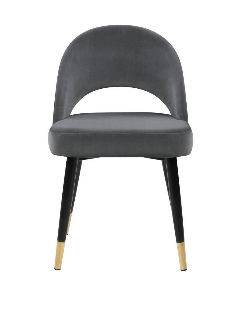 Lindsey Gray Arched Back Upholstered Side Chairs, Set of 2 - 192542 - Bien Home Furniture & Electronics