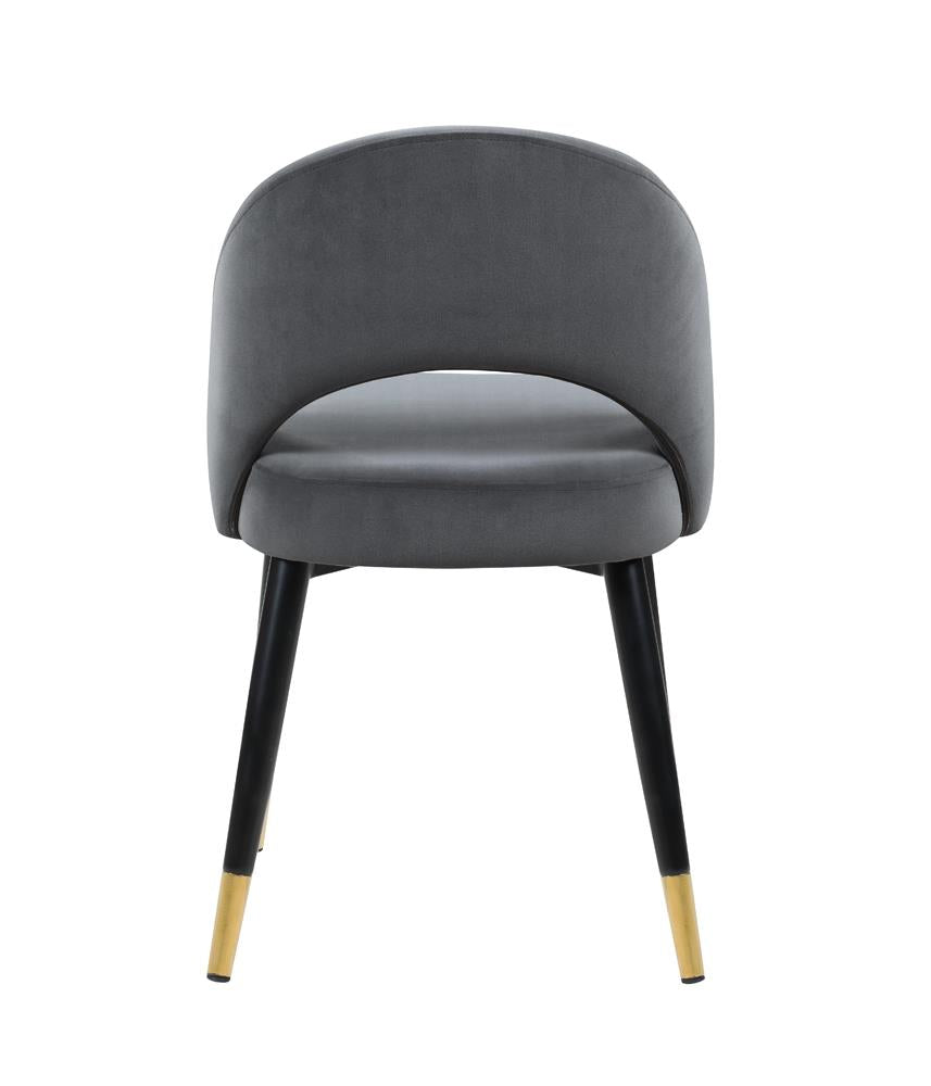 Lindsey Gray Arched Back Upholstered Side Chairs, Set of 2 - 192542 - Bien Home Furniture & Electronics