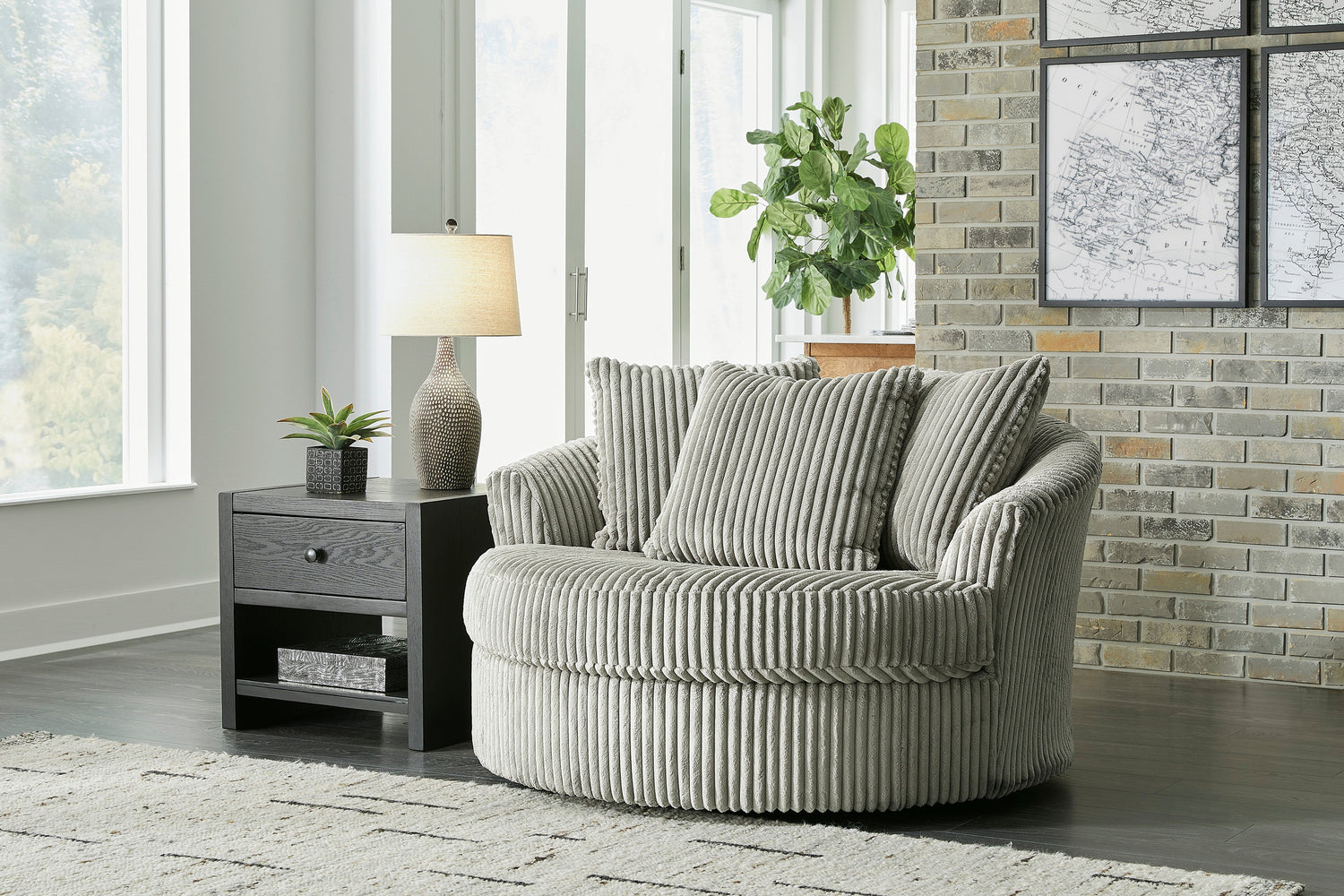 Lindyn Fog 2-Piece LAF Sofa Chaise - SET | 2110516 | 2110565 | 2110508 | 2110521 - Bien Home Furniture & Electronics