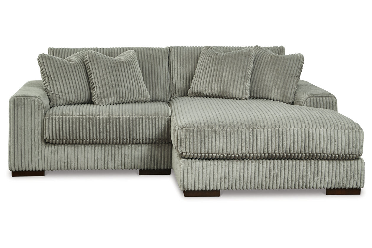Lindyn Fog 2-Piece RAF Sofa Chaise - SET | 2110517 | 2110564 - Bien Home Furniture & Electronics