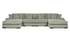 Lindyn Fog Double Chaise Sectional - SET | 2110517 | 2110546 | 2110546 | 2110516 - Bien Home Furniture & Electronics