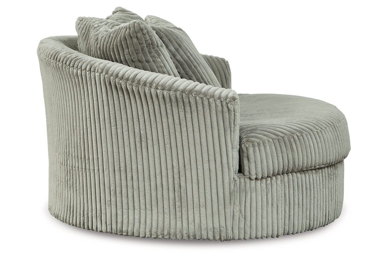 Lindyn Fog Oversized Swivel Accent Chair - 2110521 - Bien Home Furniture & Electronics