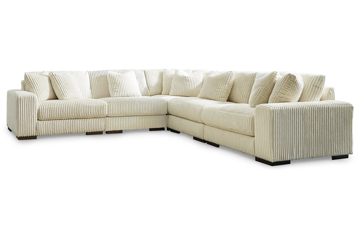 Lindyn Ivory 5-Piece Sectional - SET | 2110464 | 2110465 | 2110477 | 2110446(2) - Bien Home Furniture & Electronics