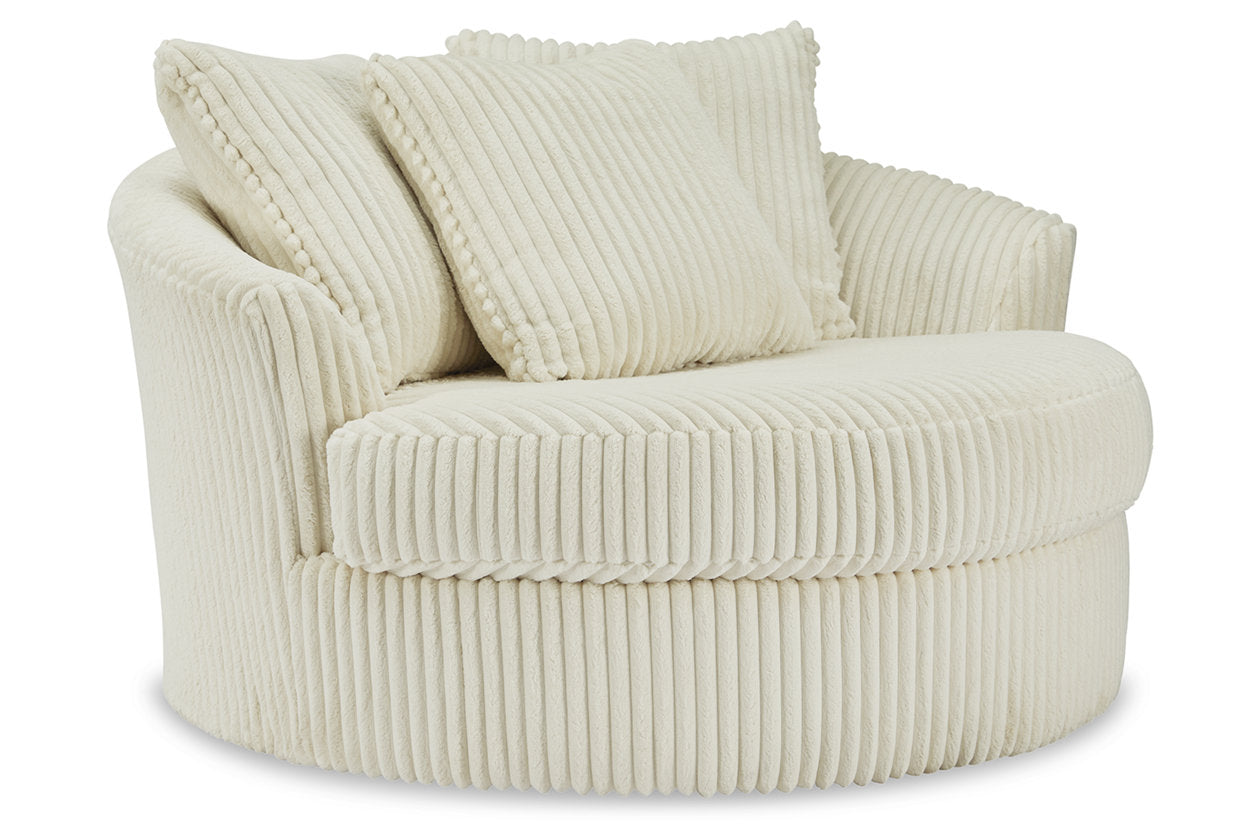 Lindyn Ivory Oversized Swivel Accent Chair - 2110421 - Bien Home Furniture & Electronics