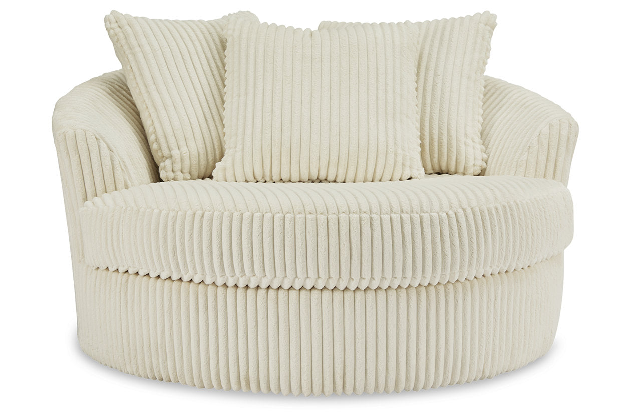 Lindyn Ivory Oversized Swivel Accent Chair - 2110421 - Bien Home Furniture & Electronics
