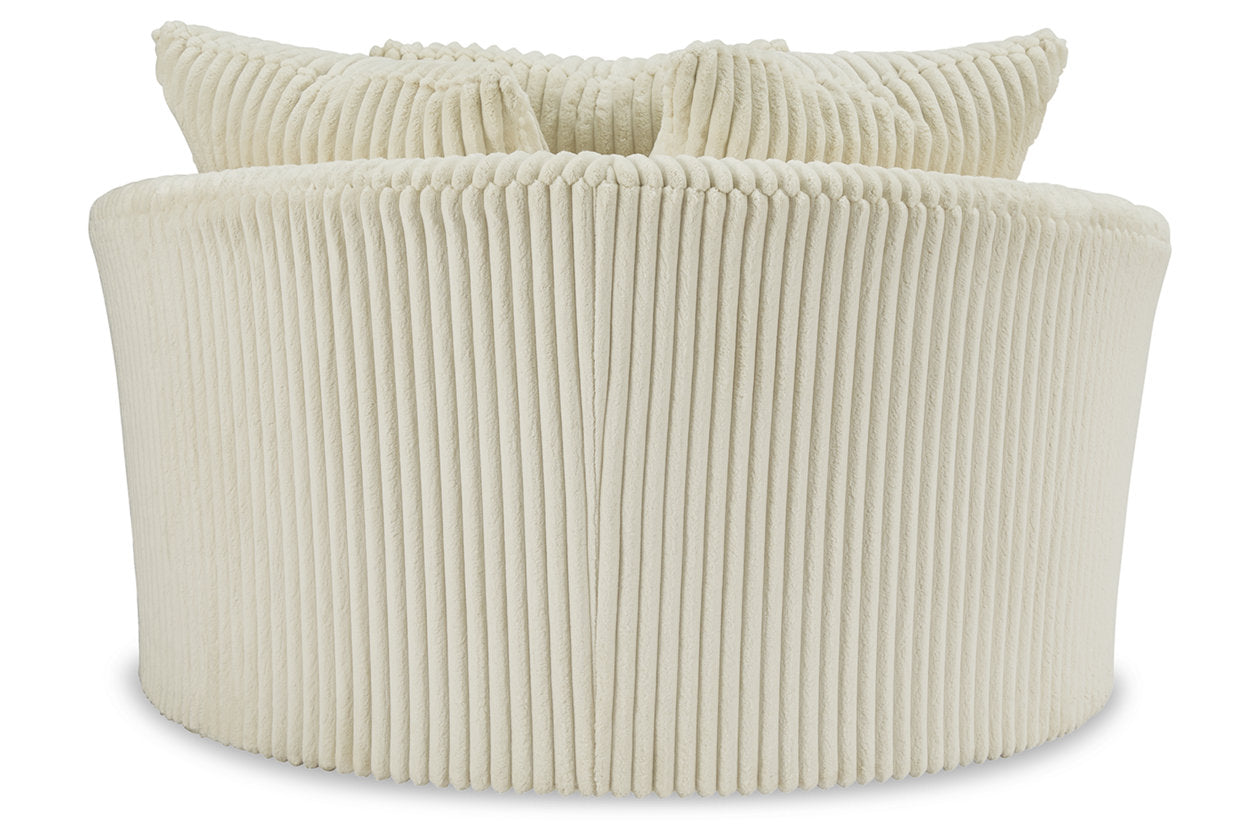 Lindyn Ivory Oversized Swivel Accent Chair - 2110421 - Bien Home Furniture & Electronics