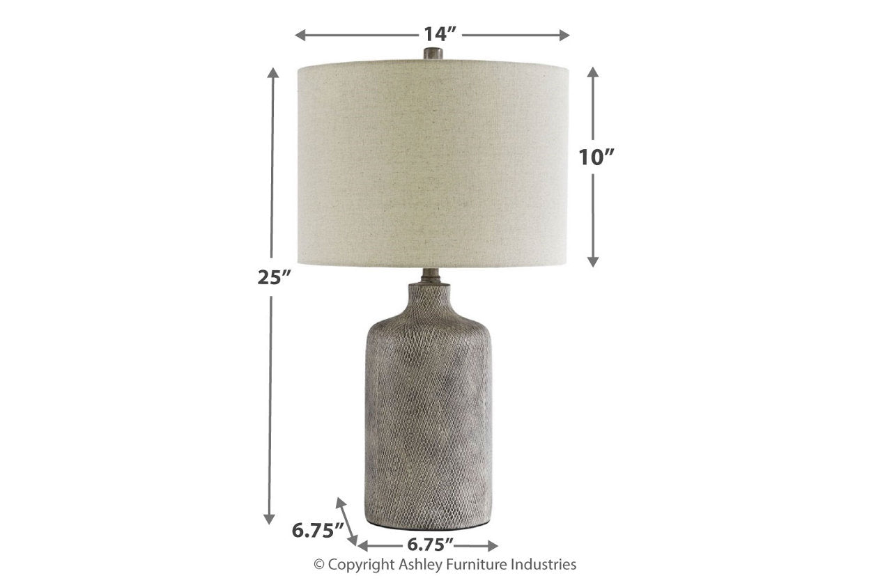 Linus Antique Black Table Lamp - L117964 - Bien Home Furniture & Electronics