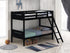 Littleton Black Twin/Twin Bunk Bed - 405051BLK - Bien Home Furniture & Electronics