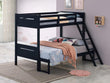 Littleton Blue Twin/Full Bunk Bed - 405052BLU - Bien Home Furniture & Electronics