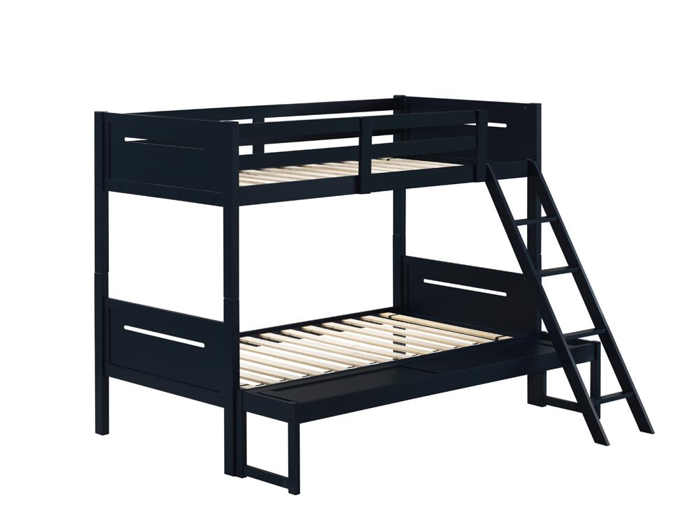 Littleton Blue Twin/Full Bunk Bed - 405052BLU - Bien Home Furniture &amp; Electronics