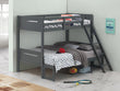Littleton Gray Twin/Full Bunk Bed - 405052GRY - Bien Home Furniture & Electronics