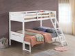 Littleton White Twin/Full Bunk Bed - 405052WHT - Bien Home Furniture & Electronics