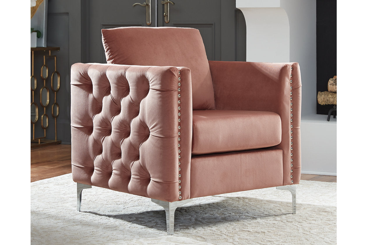 Lizmont Blush Pink Accent Chair - A3000196 - Bien Home Furniture &amp; Electronics