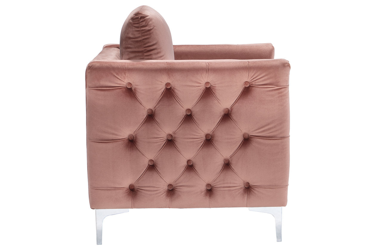 Lizmont Blush Pink Accent Chair - A3000196 - Bien Home Furniture &amp; Electronics