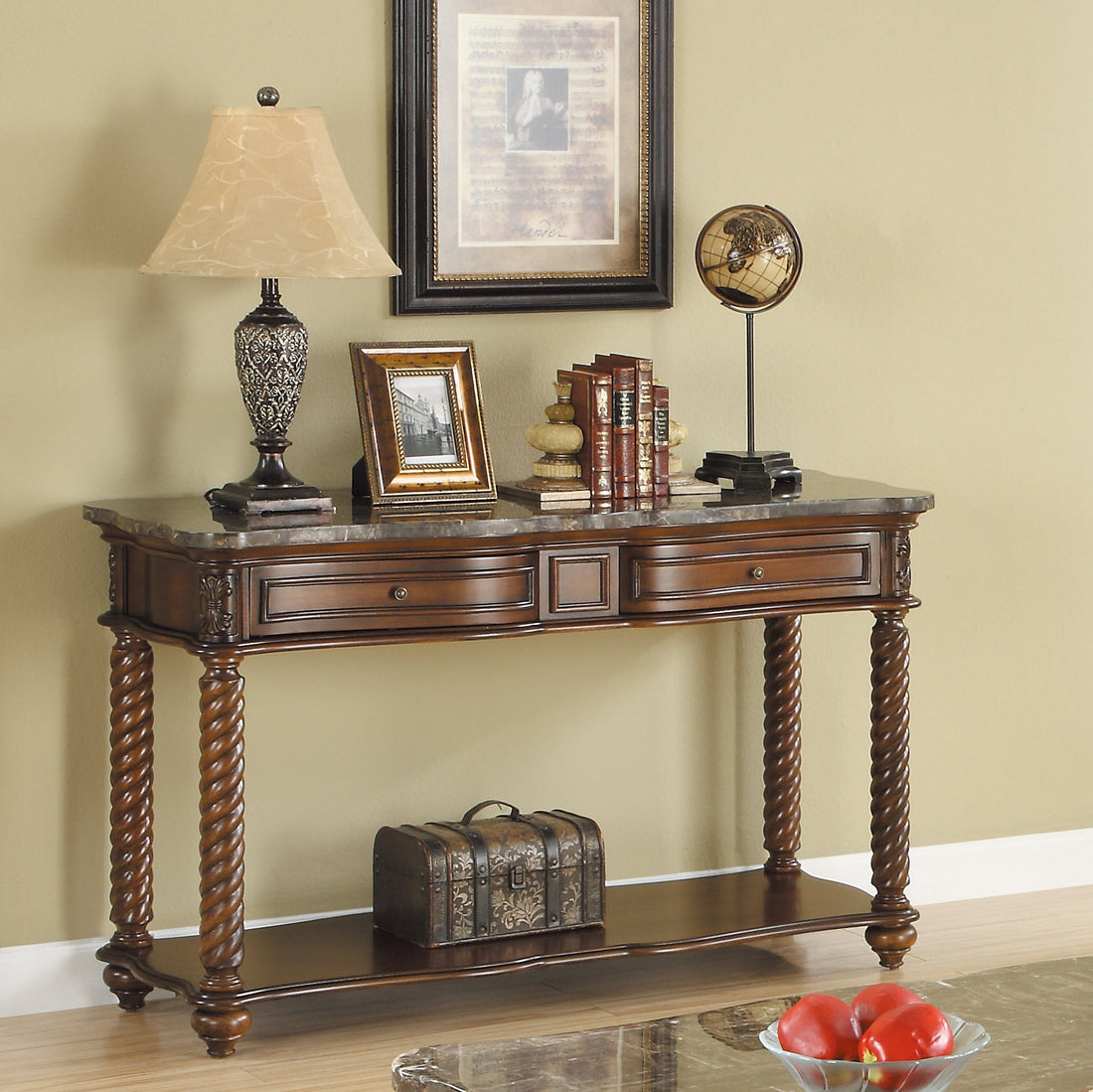 Lockwood Mahogany Sofa Table - 5560-05 - Bien Home Furniture &amp; Electronics