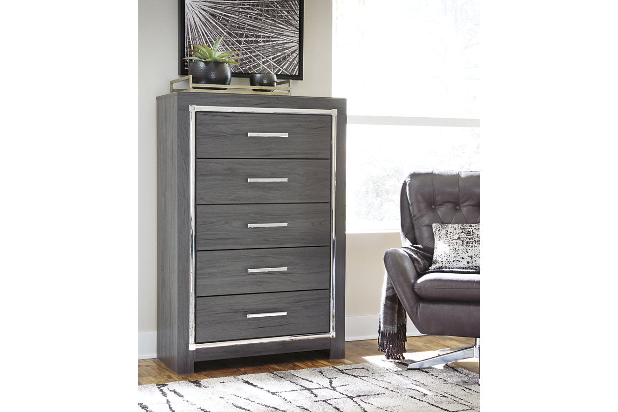 Lodanna Gray Chest of Drawers - B214-46 - Bien Home Furniture & Electronics