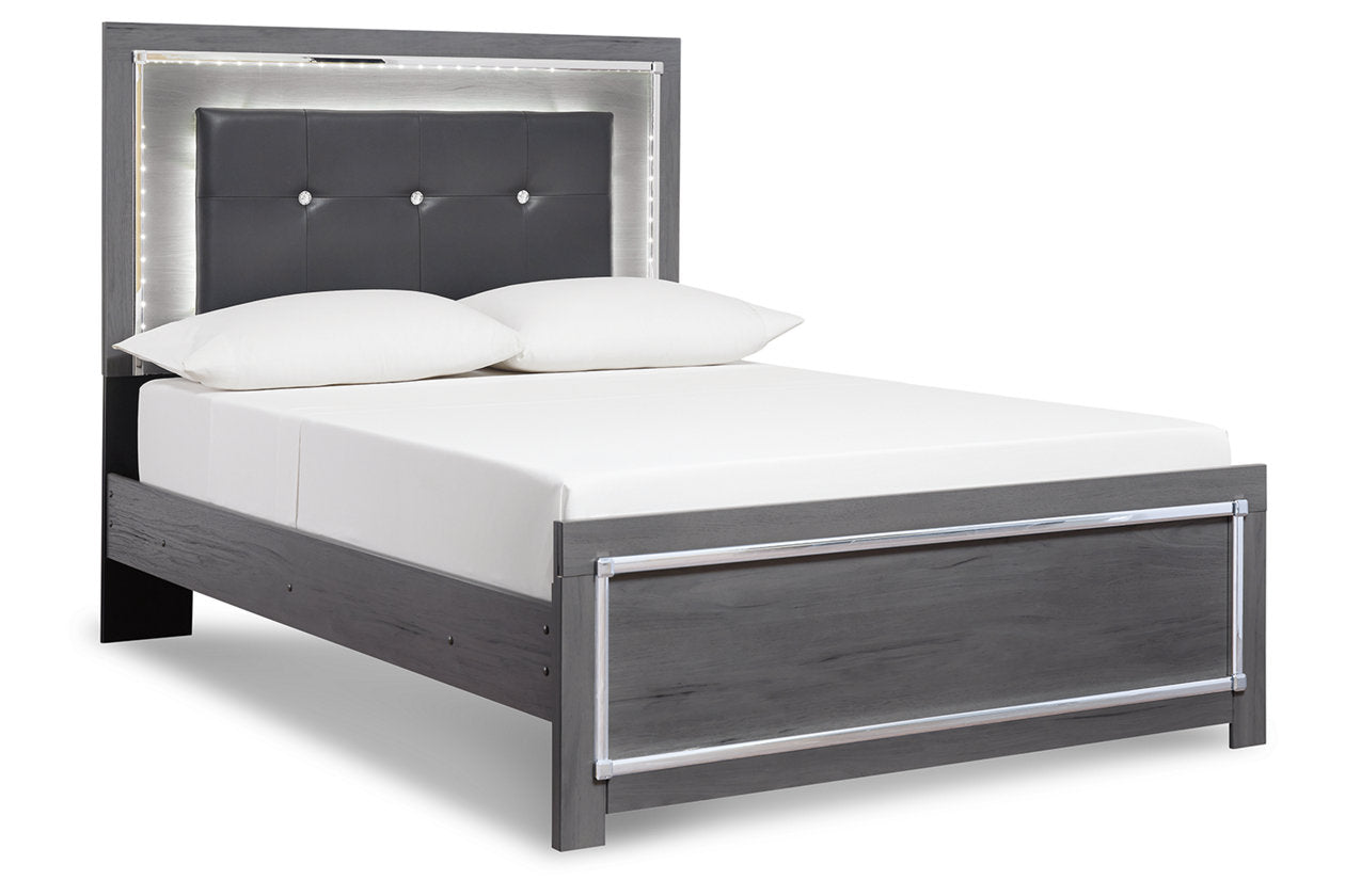 Lodanna Gray Full Panel Bed - SET | B214-84 | B214-86 | B214-87 - Bien Home Furniture & Electronics