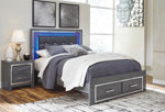 Lodanna Gray King Storage Footboard - B214-56S - Bien Home Furniture & Electronics