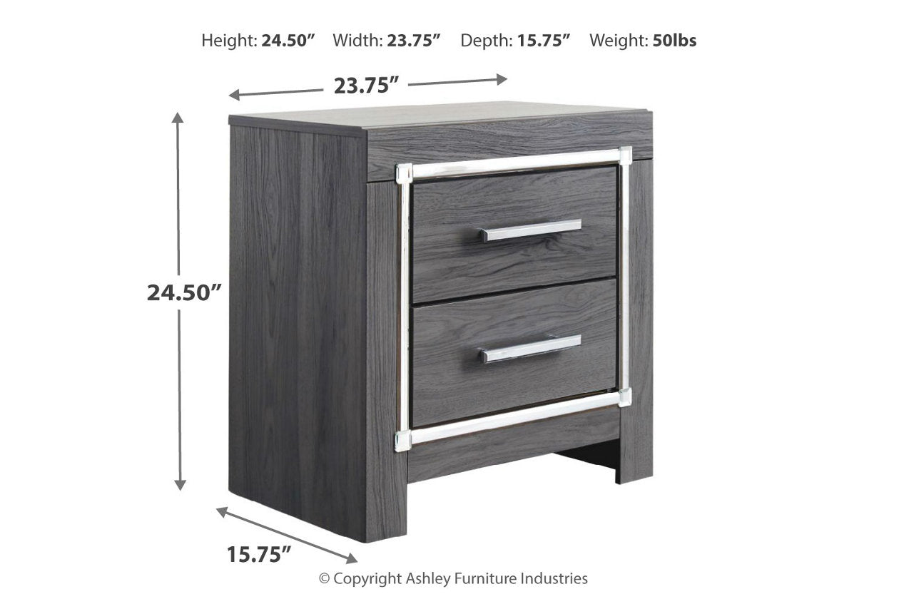 Lodanna Gray Nightstand - B214-92 - Bien Home Furniture & Electronics