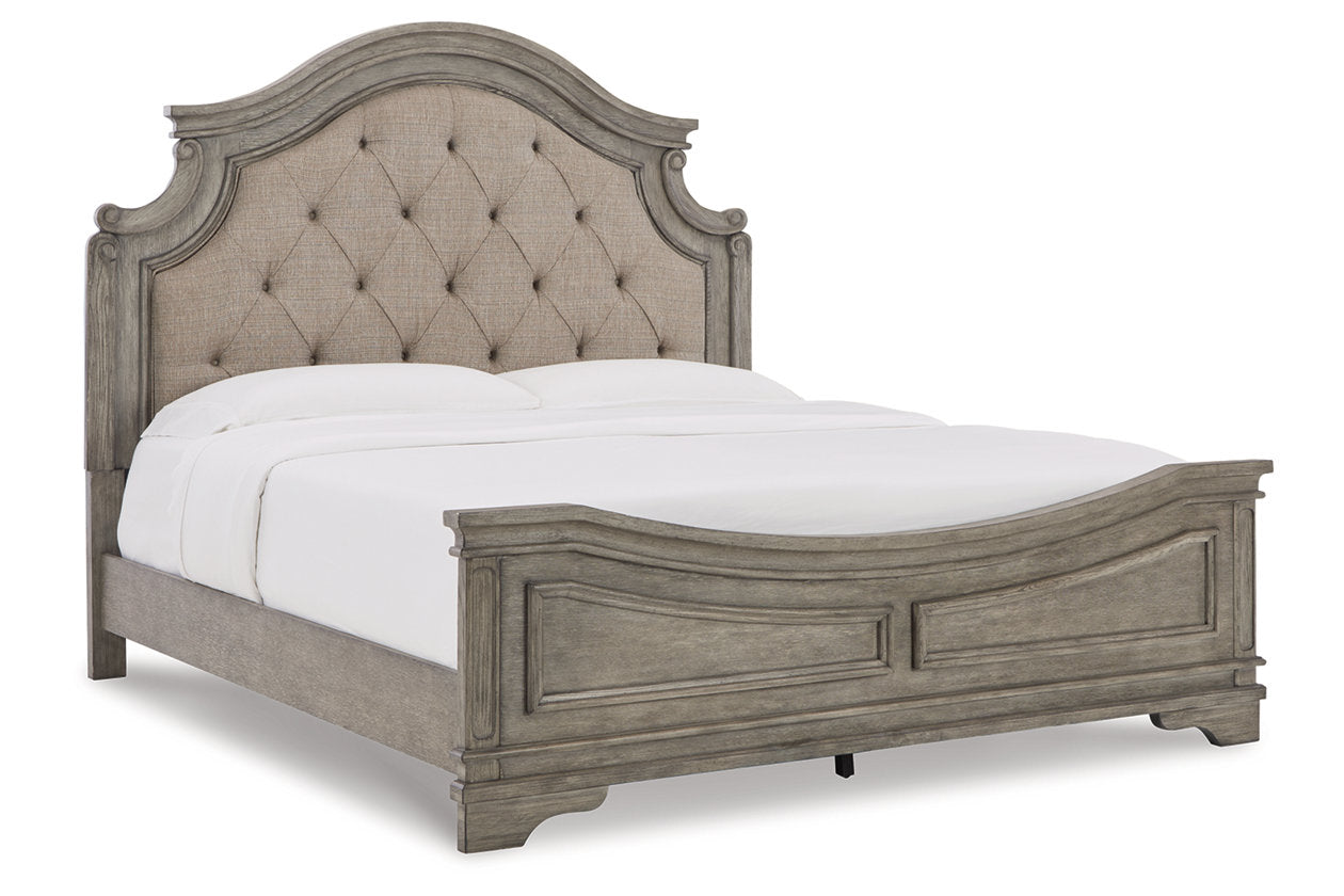 Lodenbay Antique Gray King Panel Bed - SET | B751-56 | B751-58 | B751-97 - Bien Home Furniture & Electronics