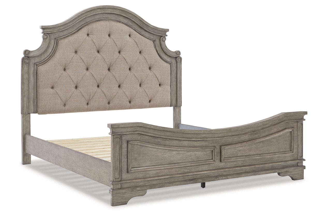 Lodenbay Antique Gray King Panel Bed - SET | B751-56 | B751-58 | B751-97 - Bien Home Furniture & Electronics