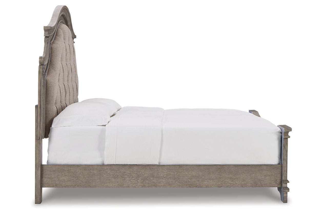 Lodenbay Antique Gray King Panel Bed - SET | B751-56 | B751-58 | B751-97 - Bien Home Furniture & Electronics