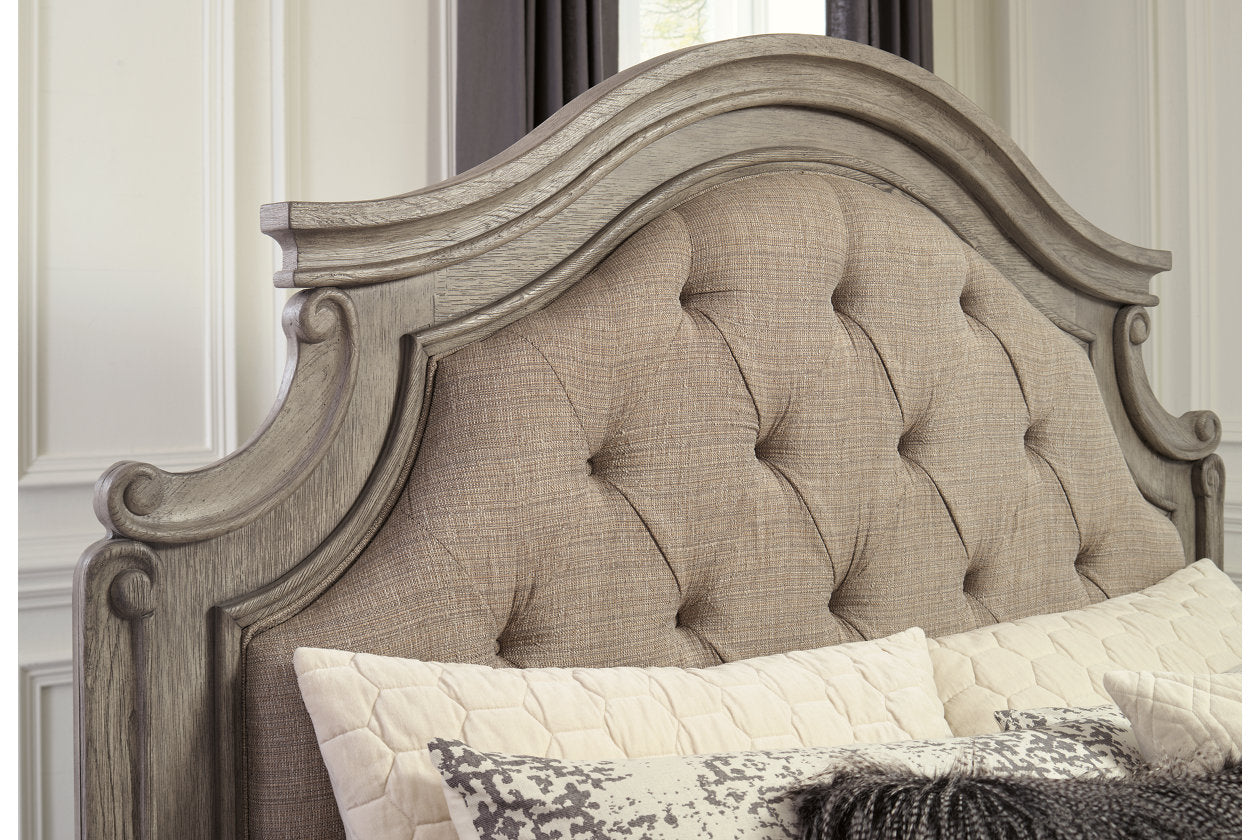 Lodenbay Antique Gray King Panel Bed - SET | B751-56 | B751-58 | B751-97 - Bien Home Furniture & Electronics