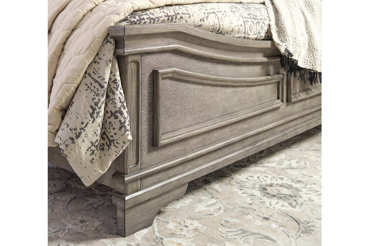 Lodenbay Antique Gray King Panel Bed - SET | B751-56 | B751-58 | B751-97 - Bien Home Furniture & Electronics