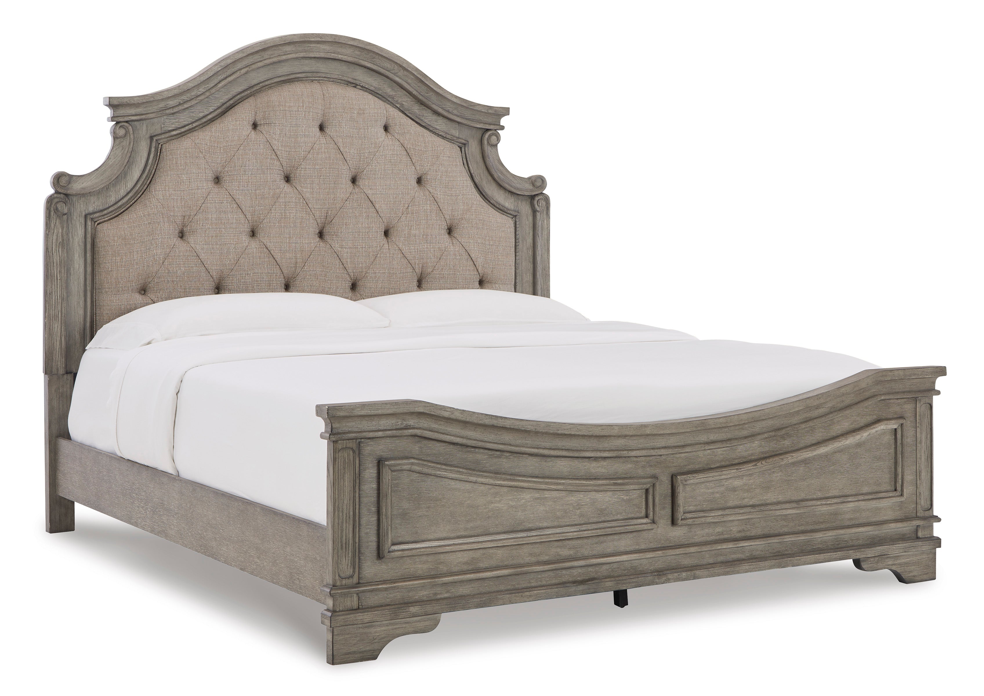 Lodenbay Antique Gray Queen Panel Bed - SET | B751-54 | B751-57 | B751-96 - Bien Home Furniture & Electronics
