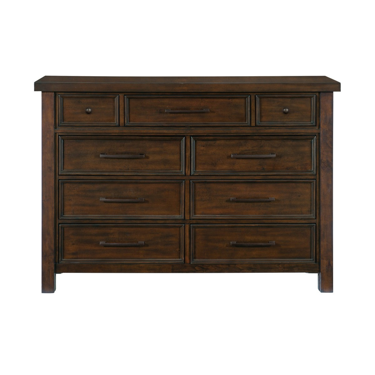 Logandale Brown Sleigh Storage Platform Bedroom Set - SET | 1559K-1 | 1559K-2 | 1559-3DW(2) | 1559-4 | 1559-9 - Bien Home Furniture & Electronics