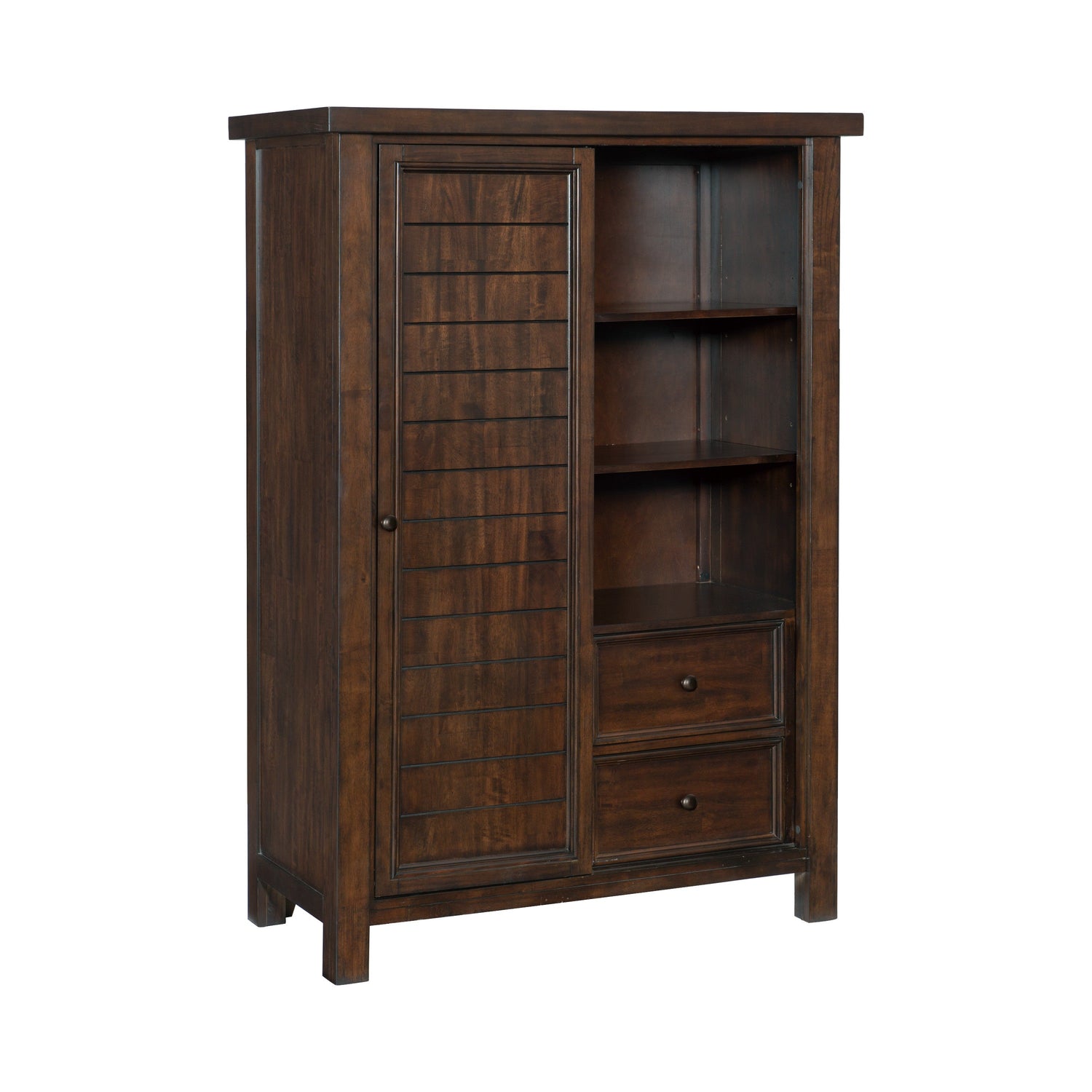 Logandale Brown Wardrobe - 1559-10 - Bien Home Furniture & Electronics
