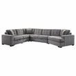 Logansport Gray Sleeper Sectional - 9401GRY*42LRU - Bien Home Furniture & Electronics