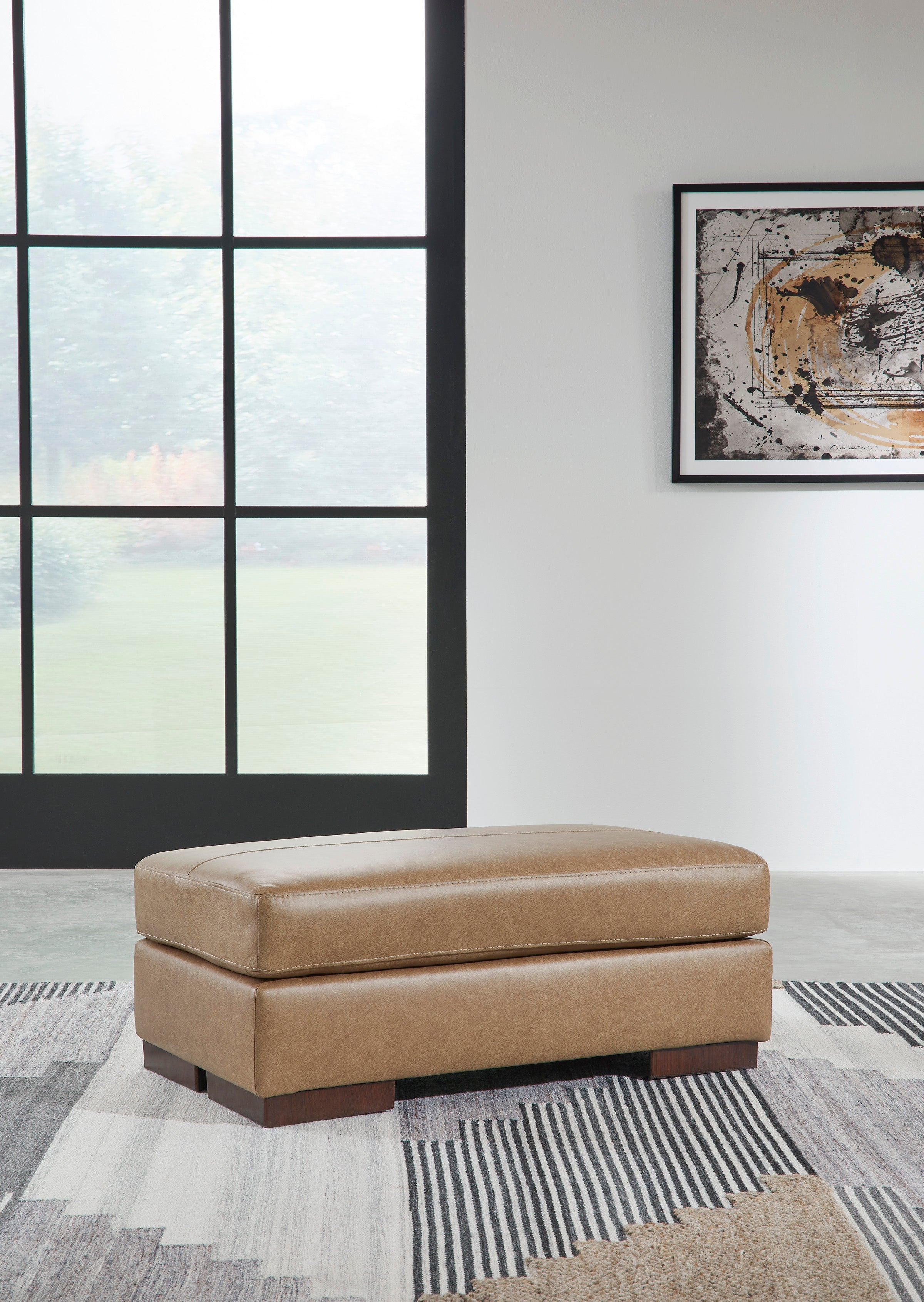 Lombardia Tumbleweed Leather Living Room Set - SET | 5730238 | 5730235 - Bien Home Furniture & Electronics