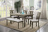 London Gray Mindy 6-Piece Dining Set - SH1156GRY - Bien Home Furniture & Electronics